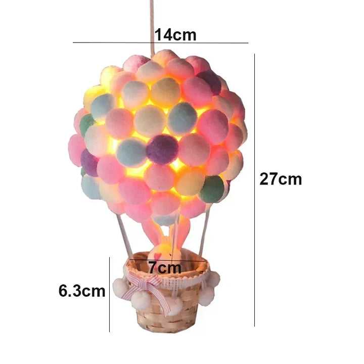 DIY Lampa Nocna w Kształcie Balonu z Latającymi Zwierzętami