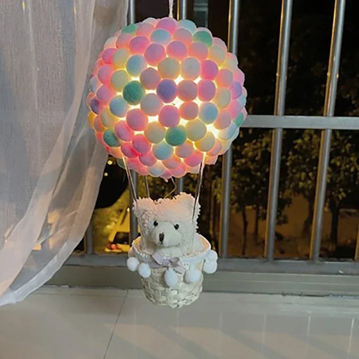 DIY Lampa Nocna w Kształcie Balonu z Latającymi Zwierzętami