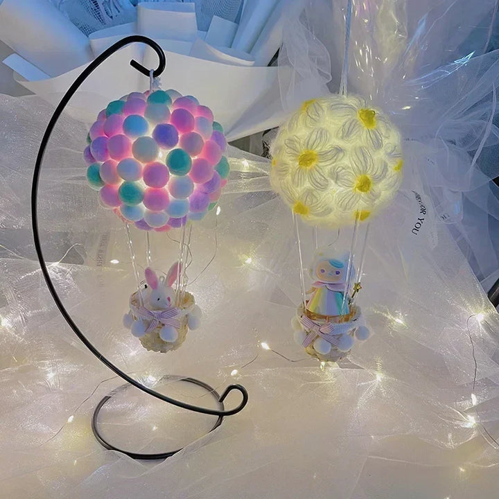 DIY Lampa Nocna w Kształcie Balonu z Latającymi Zwierzętami