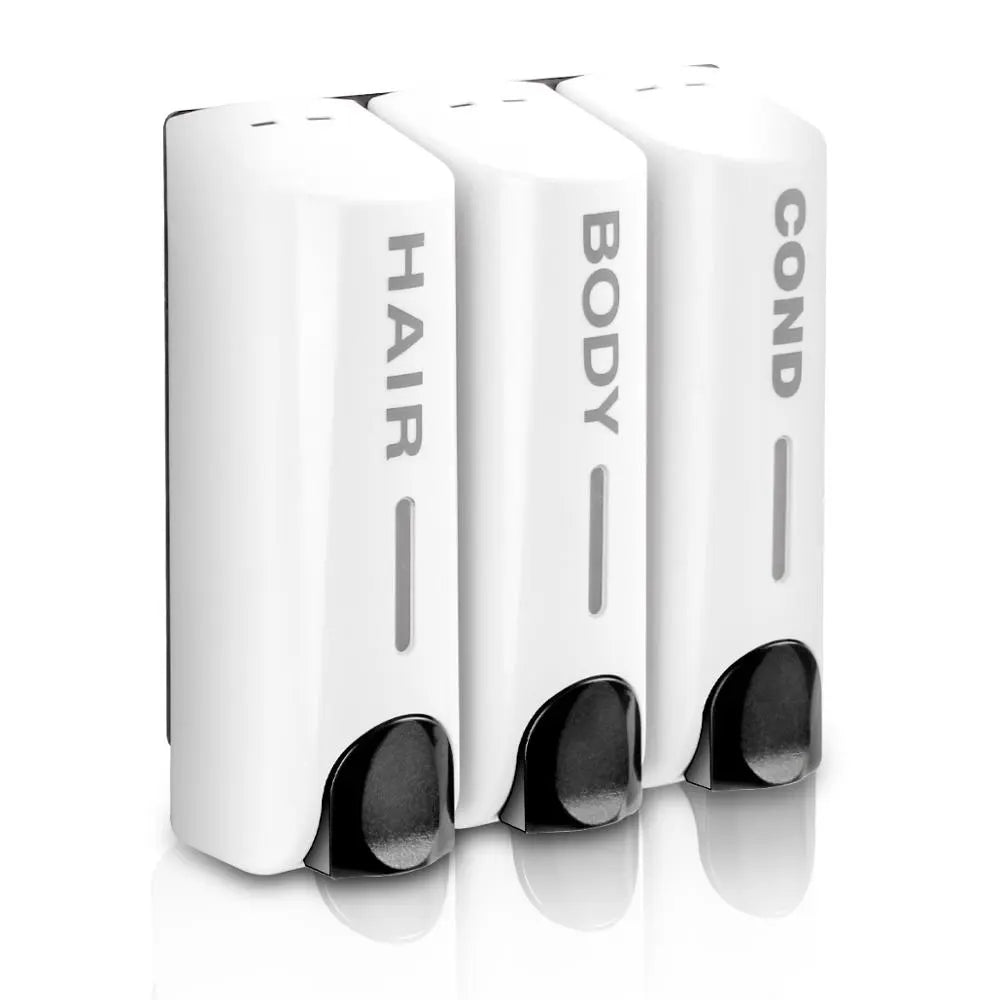 Zestaw dozowników prysznicowych montowanych na ścianie