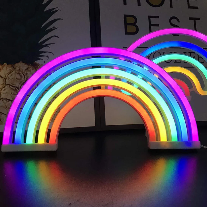Tęczowa Lampa Nocna - RadiantArc |