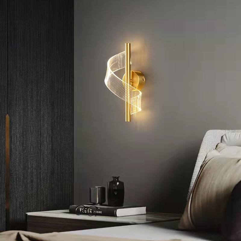 Luksusowa Lampa Ścienna z Uchwytami na Świece
