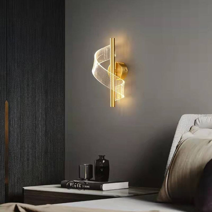 Luksusowa Lampa Ścienna z Uchwytami na Świece