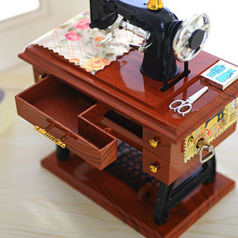 Mini Craft Retro Maszyna do Szycia Dekoracja