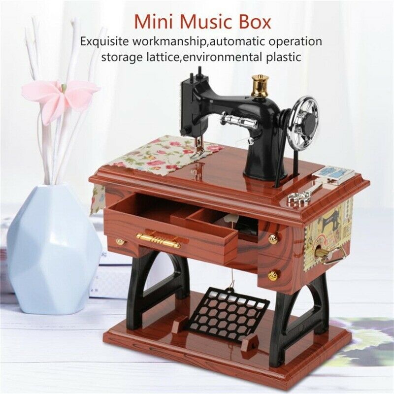 Mini Craft Retro Maszyna do Szycia Dekoracja