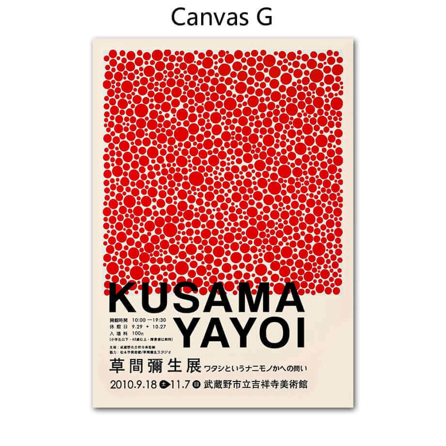 Plakat Premium Abstrakcyjny Yayoi Kusama