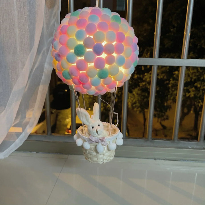 DIY Lampa Nocna w Kształcie Balonu z Latającymi Zwierzętami