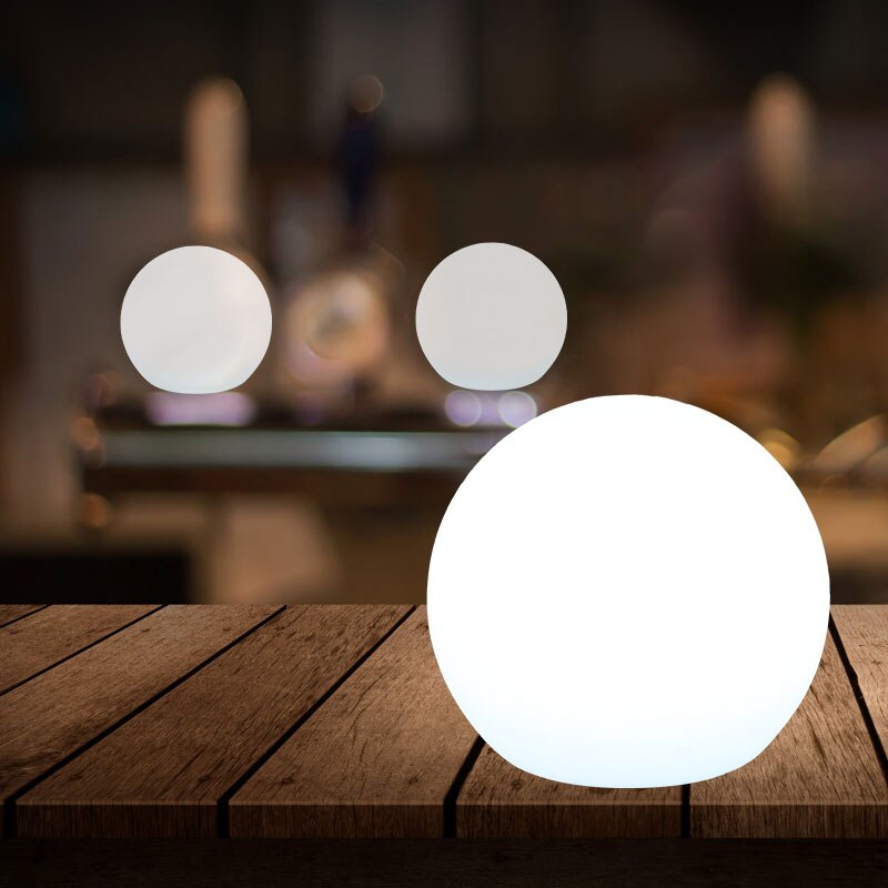 Lampa Stołowa LED Moon Battery do Użytku Wewnętrznego i Zewnętrznego