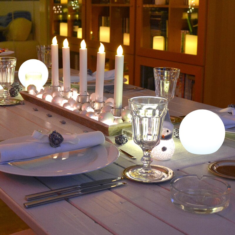 Lampa Stołowa LED Moon Battery do Użytku Wewnętrznego i Zewnętrznego