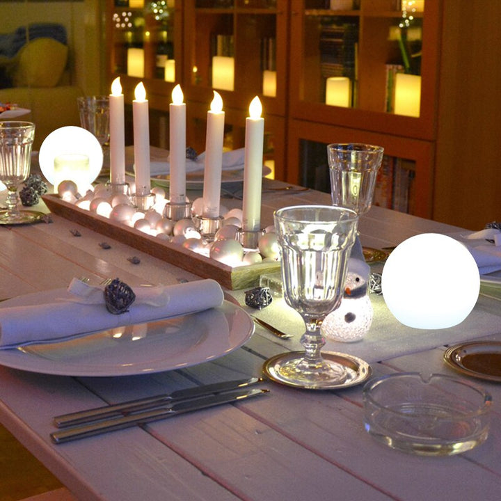 Lampa Stołowa LED Moon Battery do Użytku Wewnętrznego i Zewnętrznego