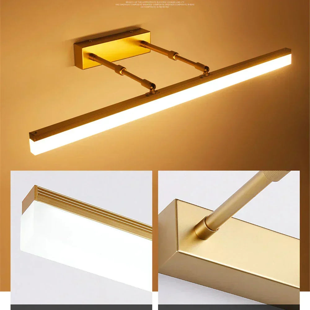 Wodoodporna Lampa LED na Ścianę do Lustra w Łazience