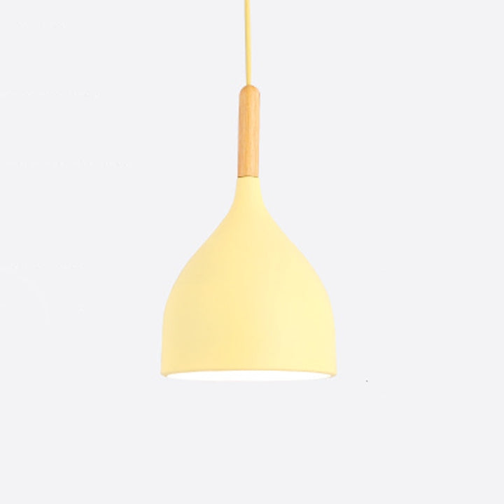 Talon - Nowoczesna Lampa Wisząca w Kształcie Kropli, Drewniana Lampa Sufitowa w Stylu Skandynawskim