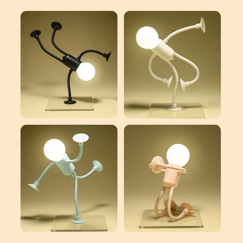 Elastyczna Lampa Nocna z Przyssawką
