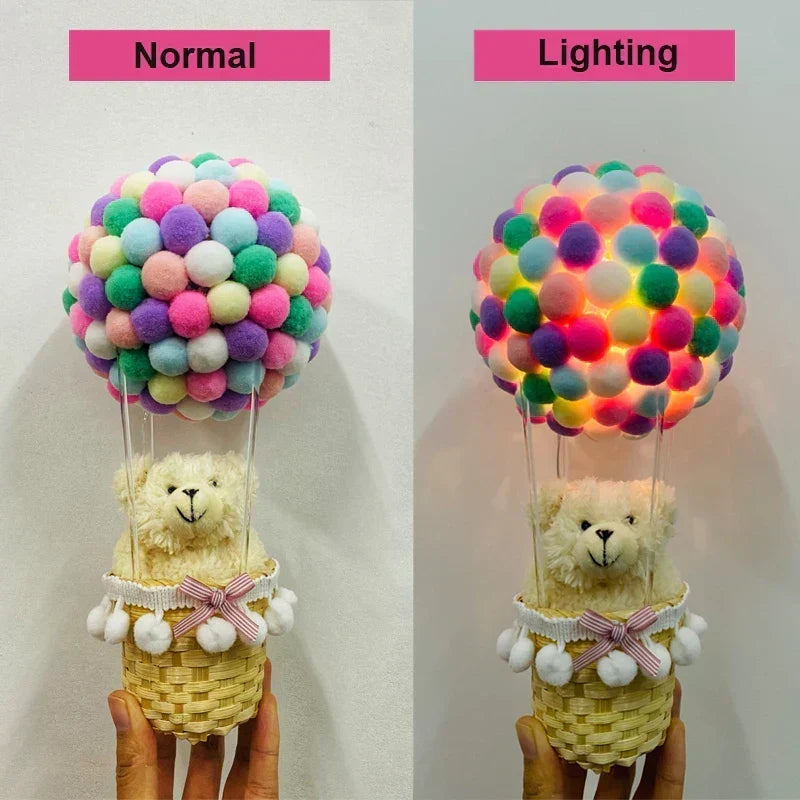 DIY Lampa Nocna w Kształcie Balonu z Latającymi Zwierzętami