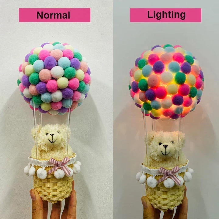 DIY Lampa Nocna w Kształcie Balonu z Latającymi Zwierzętami