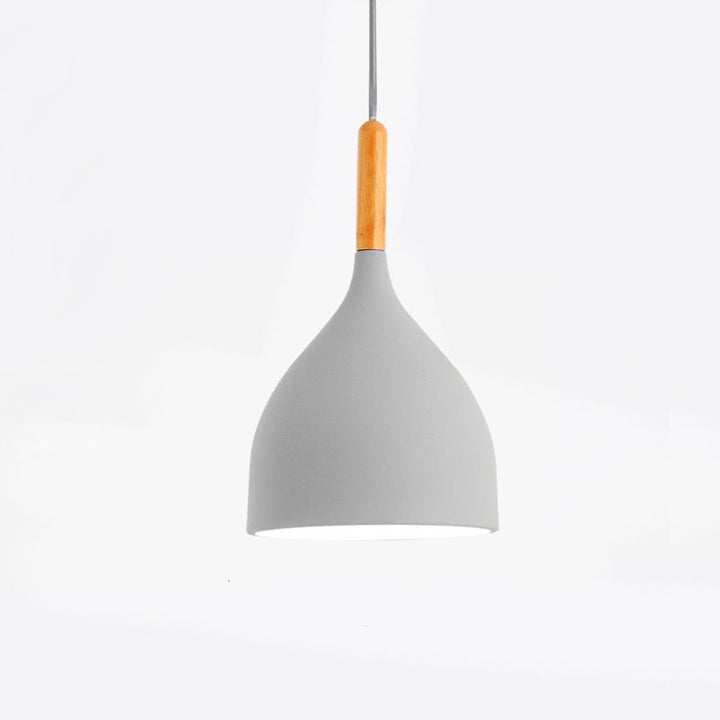 Talon - Nowoczesna Lampa Wisząca w Kształcie Kropli, Drewniana Lampa Sufitowa w Stylu Skandynawskim