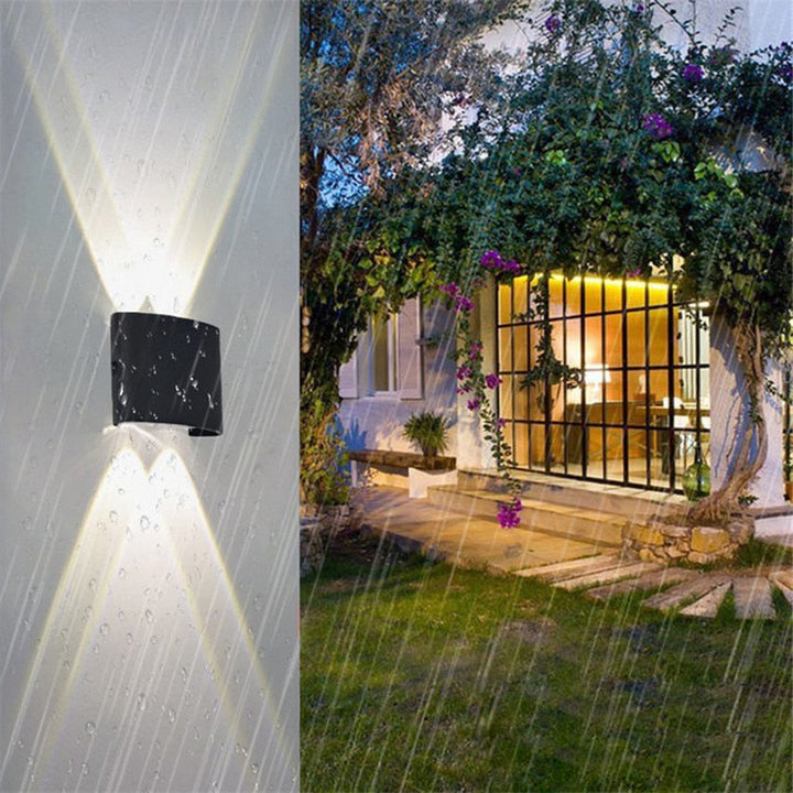 Nowoczesna Wodoodporna Lampa LED na Ścianę do Użytku Wewnętrznego i Zewnętrznego | Stylowe i Energooszczędne Oświetlenie