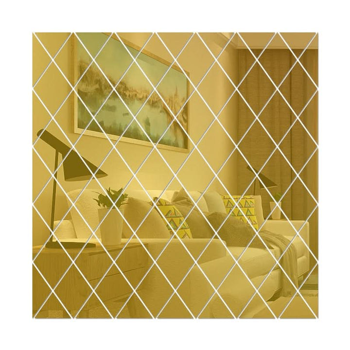 MirraShape - Eleganckie 3D Lustro w Kształcie Trójkąta