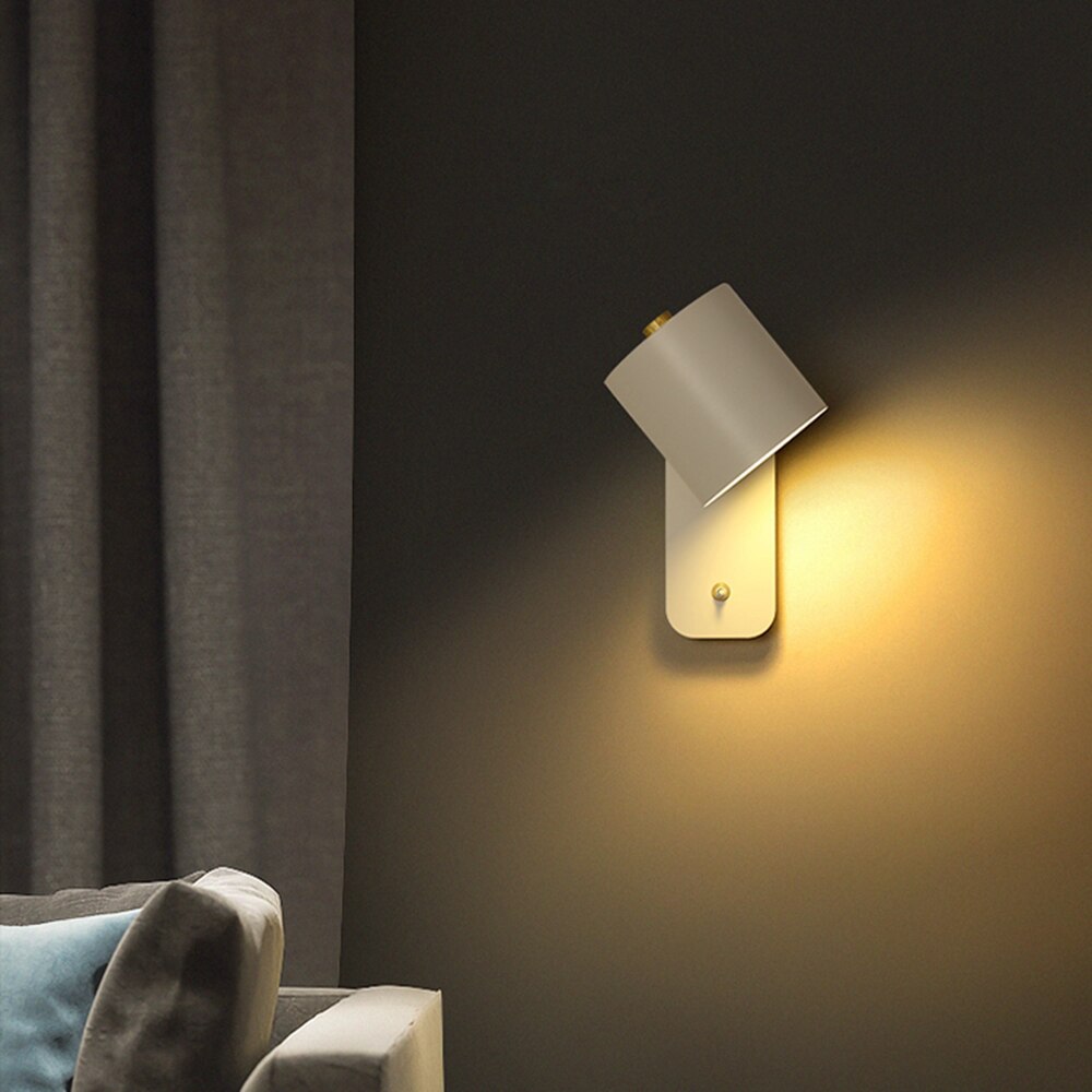 Frendor - Nowoczesne lampy ścienne LED z włącznikiem do wnętrz