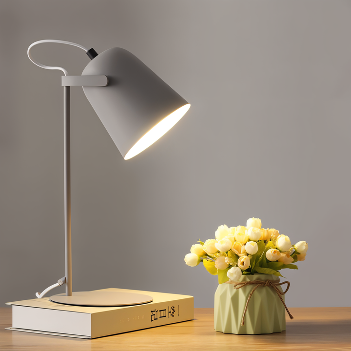 Lampa stołowa Macaron - Nordic Żółta lampa biurkowa - Lampa regulowana