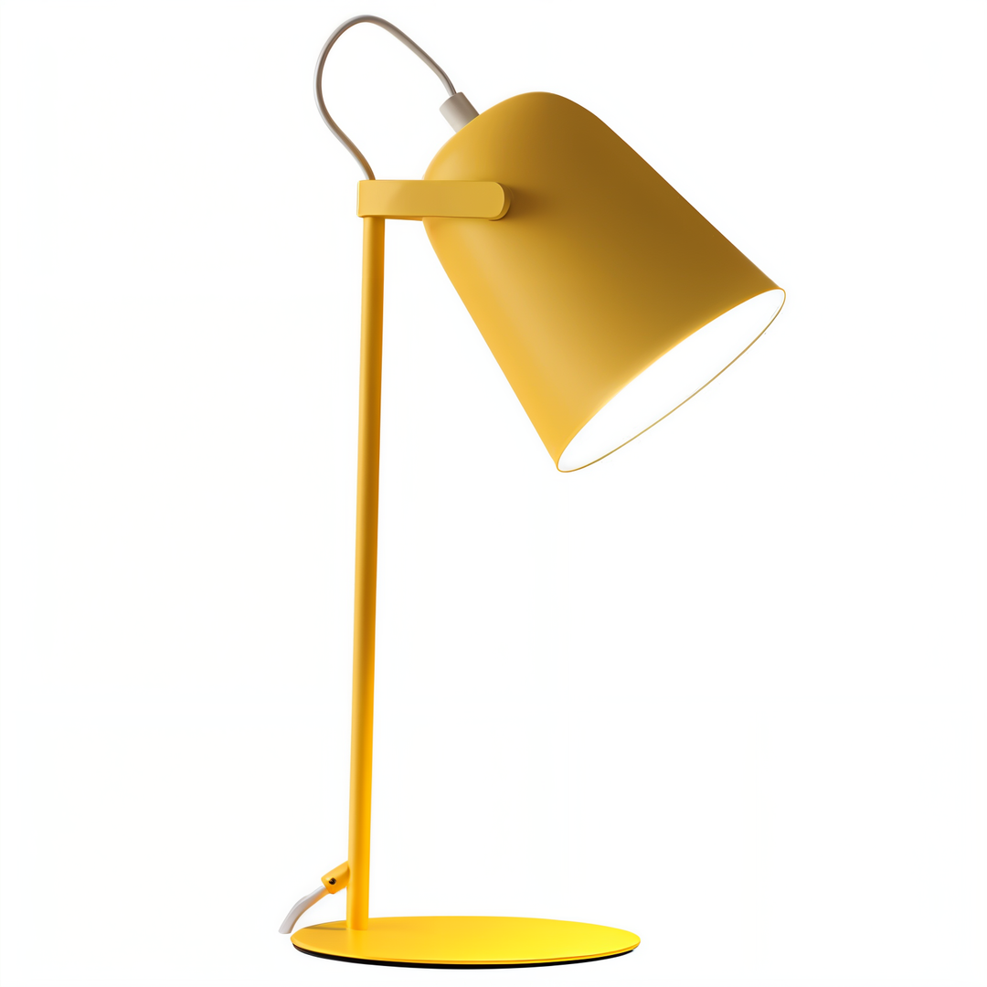 Lampa stołowa Macaron - Nordic Żółta lampa biurkowa - Lampa regulowana