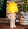 Lampa stołowa - Kreatywna mała lampa LED Shy Boy