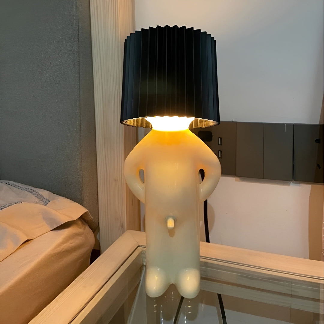 Lampa stołowa - Kreatywna mała lampa LED Shy Boy