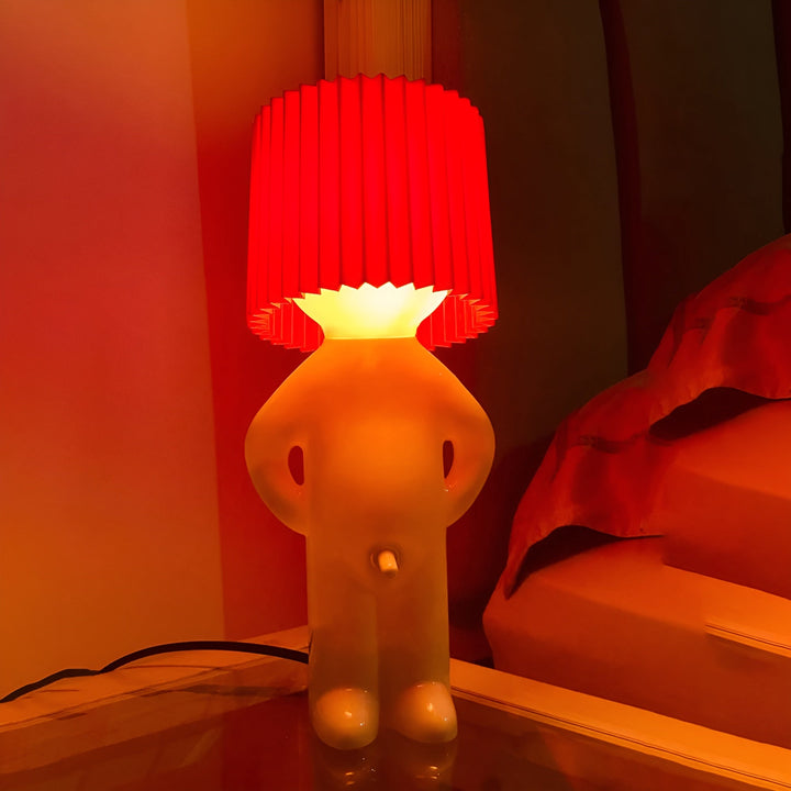 Lampa stołowa - Kreatywna mała lampa LED Shy Boy