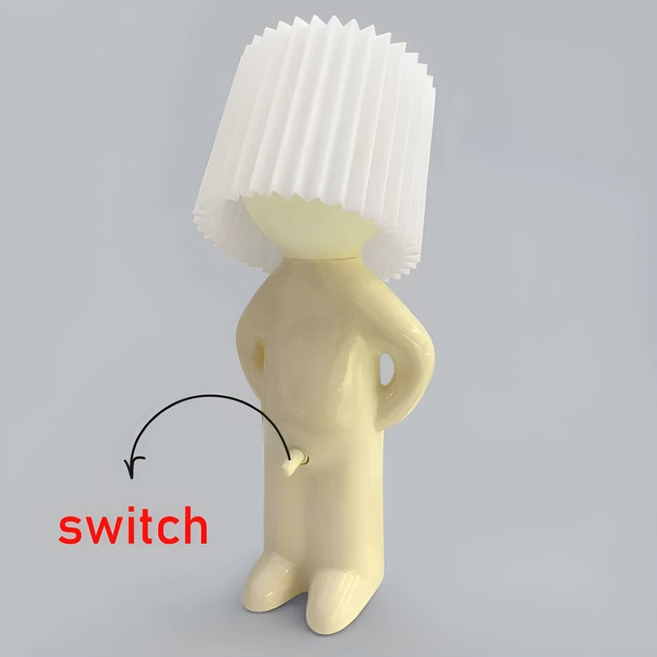 Lampa stołowa - Kreatywna mała lampa LED Shy Boy