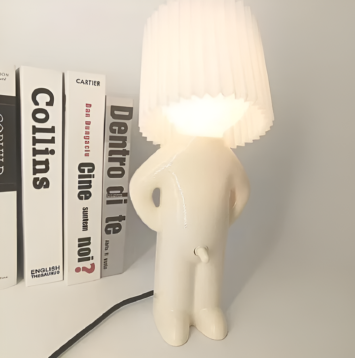 Lampa stołowa - Kreatywna mała lampa LED Shy Boy