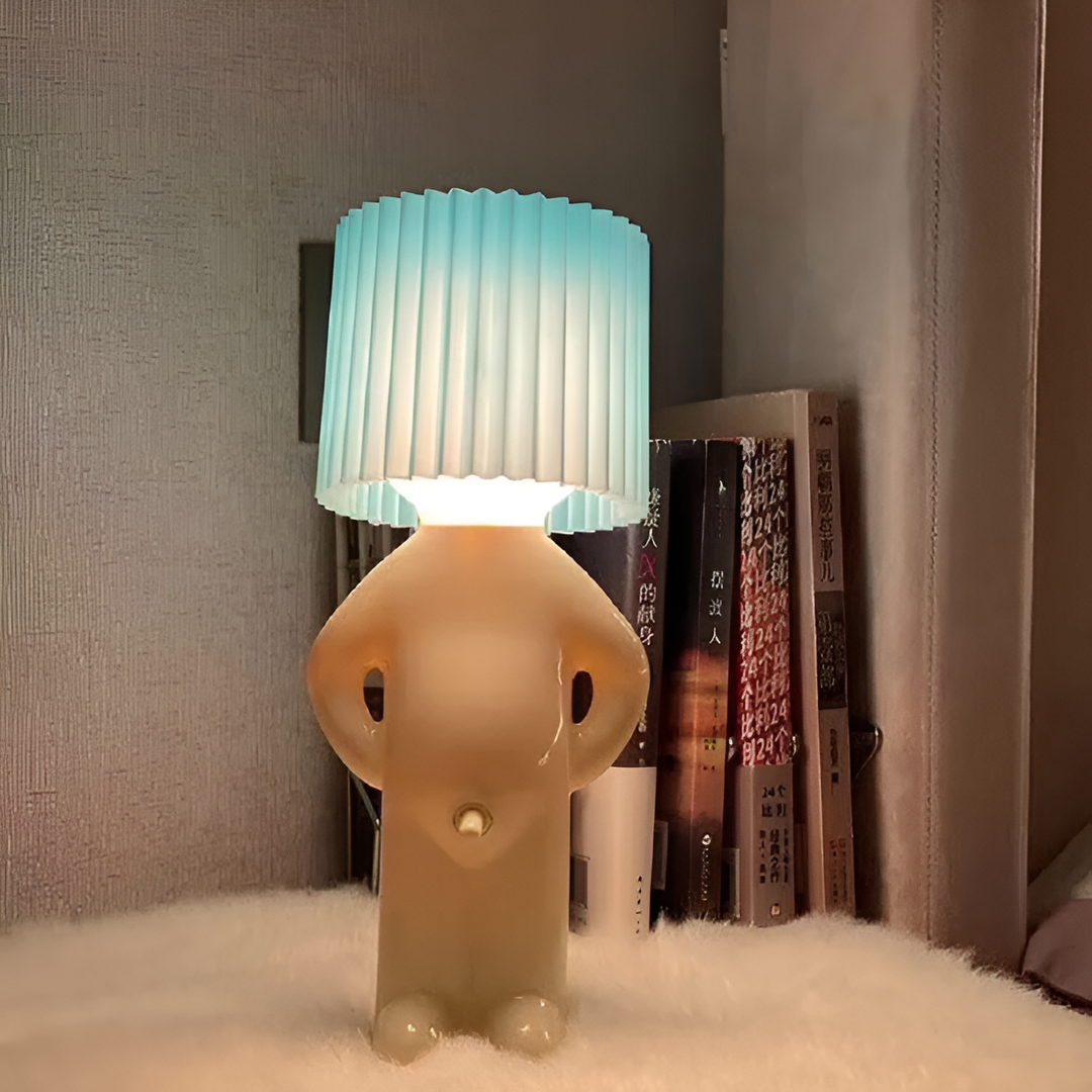 Lampa stołowa - Kreatywna mała lampa LED Shy Boy