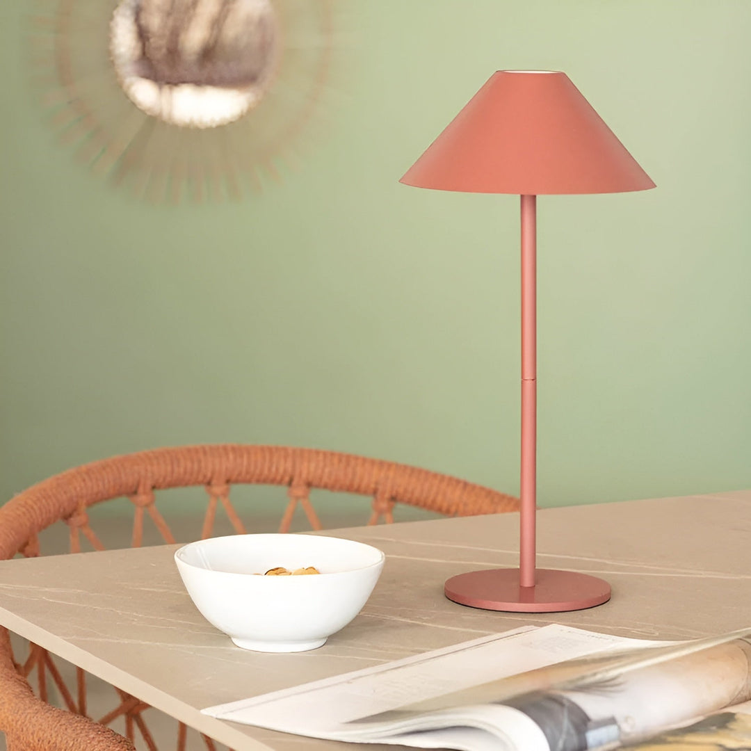 LumiLuxe - Przyciemniana Nordycka Lampa Stołowa LED z Dotykowym Sterowaniem