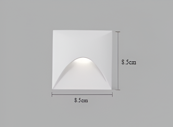 LuminiPath - Wodoodporna Lampa Ścienna IP65 - Lampa Ścienna do Użytku Wewnętrznego i Zewnętrznego - Lampa Ścienna LED z Czujnikiem Ruchu