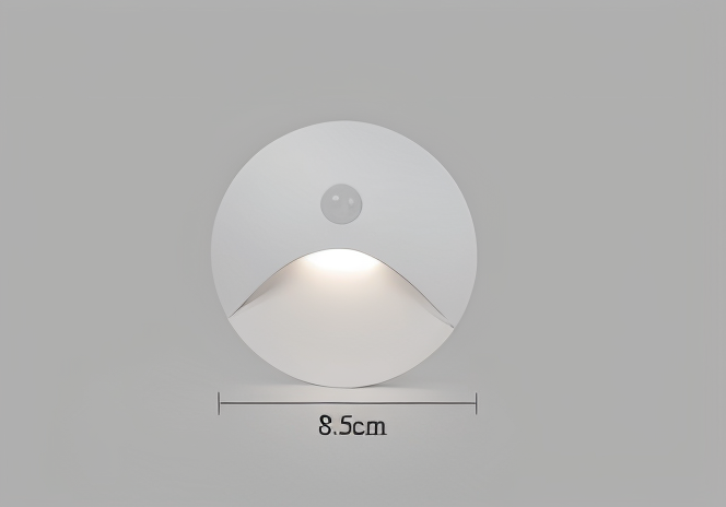 LuminiPath - Wodoodporna Lampa Ścienna IP65 - Lampa Ścienna do Użytku Wewnętrznego i Zewnętrznego - Lampa Ścienna LED z Czujnikiem Ruchu
