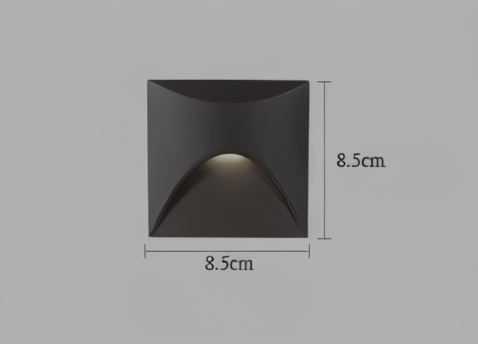 LuminiPath - Wodoodporna Lampa Ścienna IP65 - Lampa Ścienna do Użytku Wewnętrznego i Zewnętrznego - Lampa Ścienna LED z Czujnikiem Ruchu