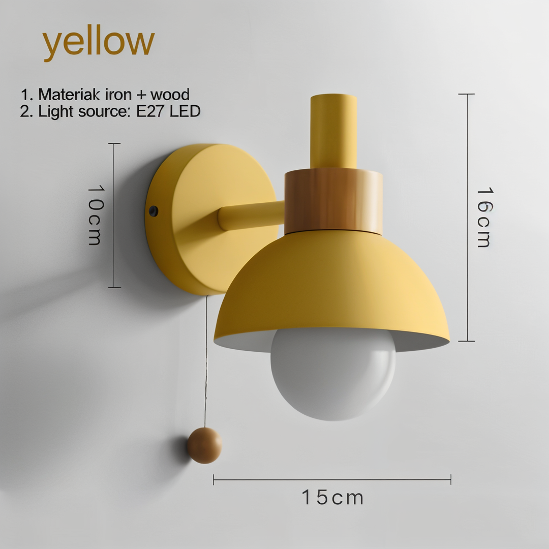 Lampa Ścienna - Makaron - Nowoczesny Design - Oświetlenie Wewnętrzne
