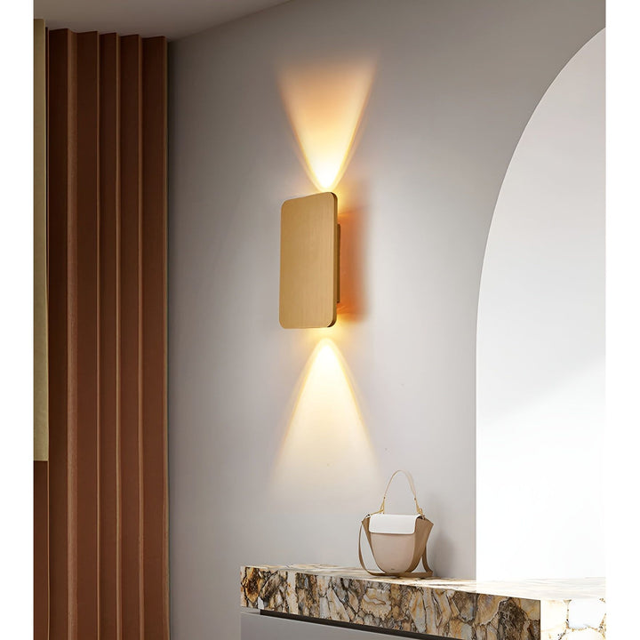 Lampa LED - Nowoczesna prostokątna lampa schodowa