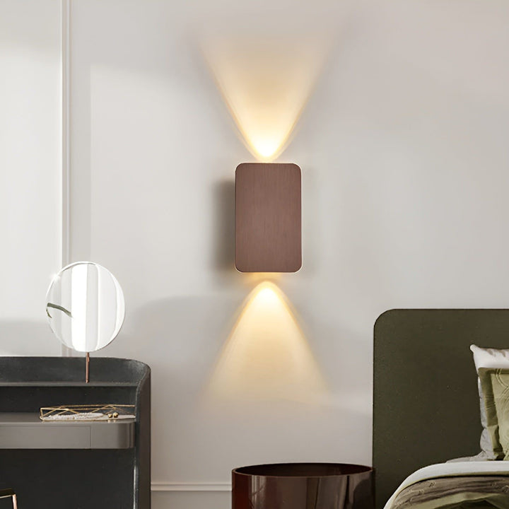 Lampa LED - Nowoczesna prostokątna lampa schodowa