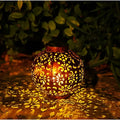 SolarGlow - Vintage Lampa Solarno-zasilana do Użytku Zewnętrznego - Wodoodporna Lampa Zewnętrzna