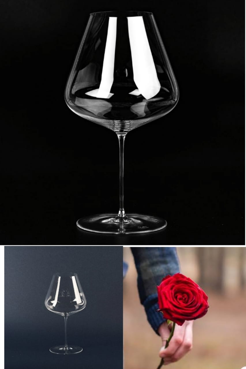 6 sztuk 800 ml Szklanki do Wina w Kształcie Kielicha