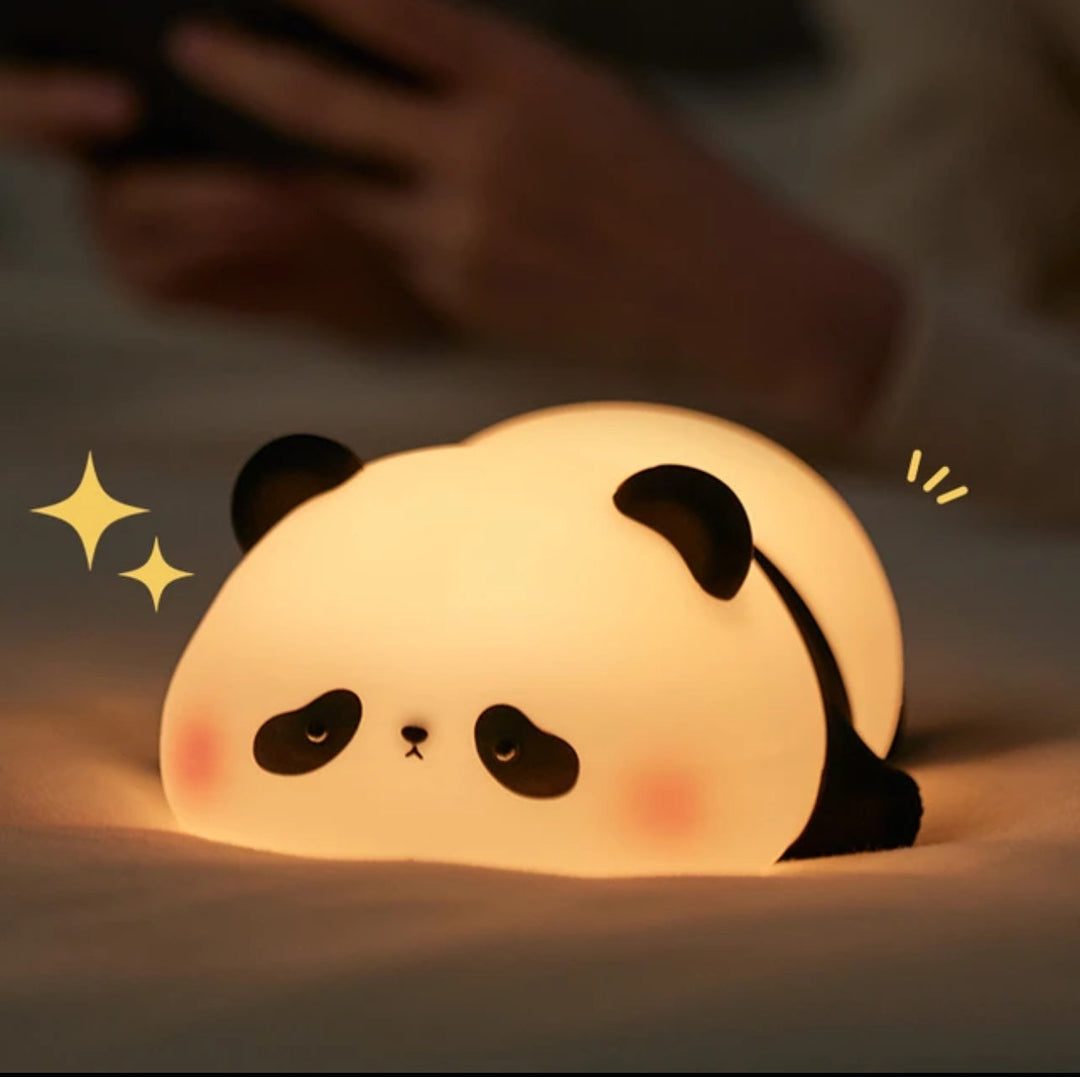 CuddlePanda Nocna Lampa - kolorowa LED Panda dla Dzieci