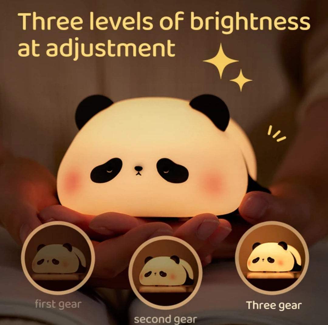 CuddlePanda Nocna Lampa - kolorowa LED Panda dla Dzieci