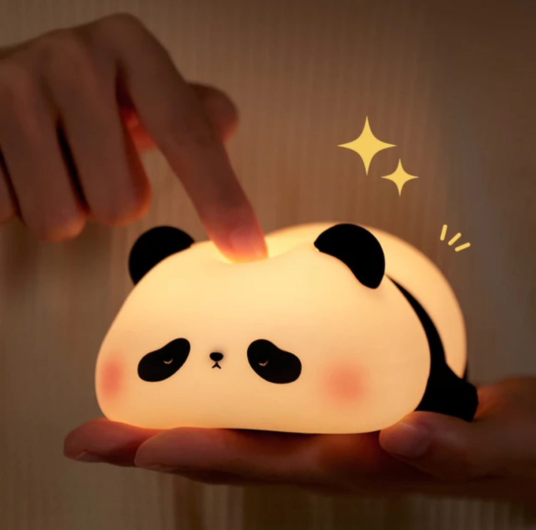 CuddlePanda Nocna Lampa - kolorowa LED Panda dla Dzieci