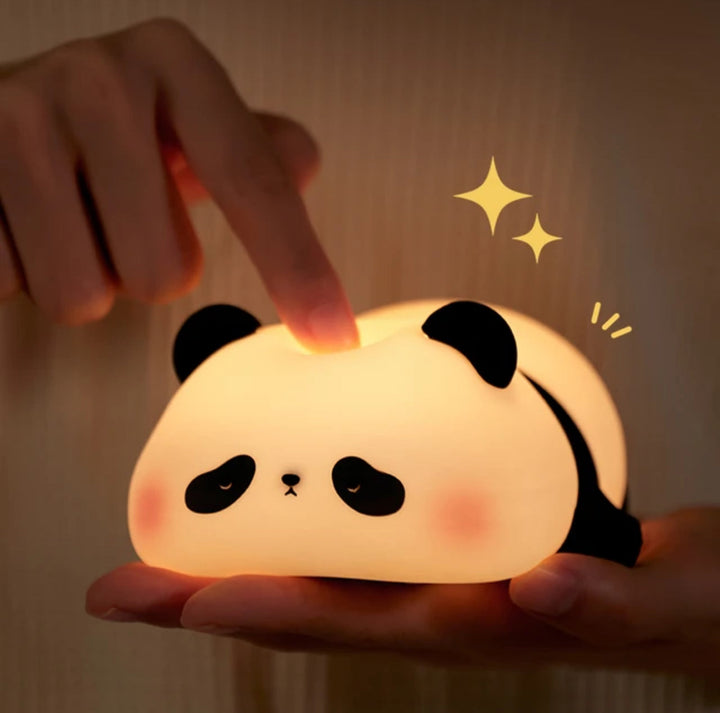CuddlePanda Nocna Lampa - kolorowa LED Panda dla Dzieci
