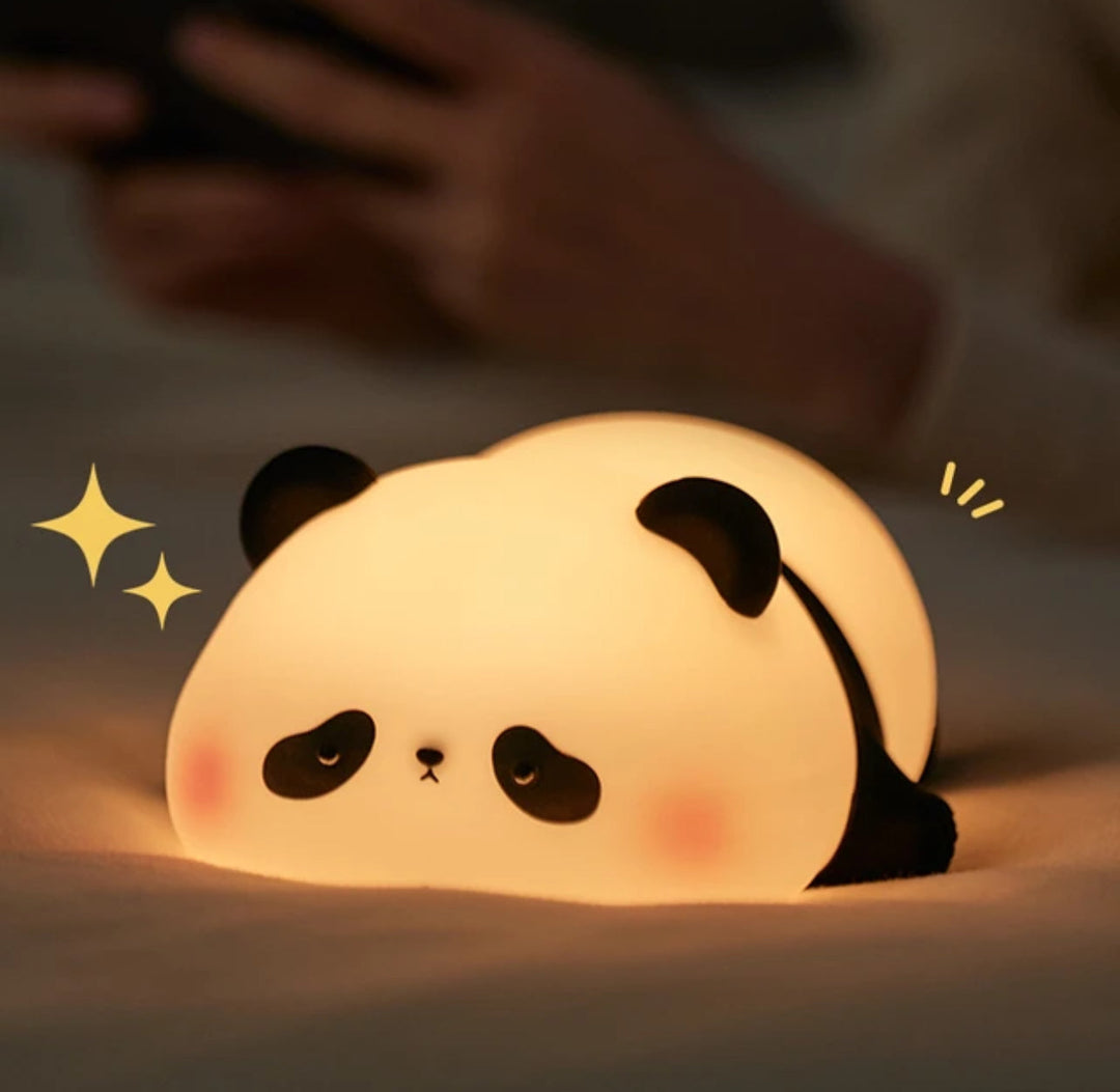 CuddlePanda Nocna Lampa - kolorowa LED Panda dla Dzieci