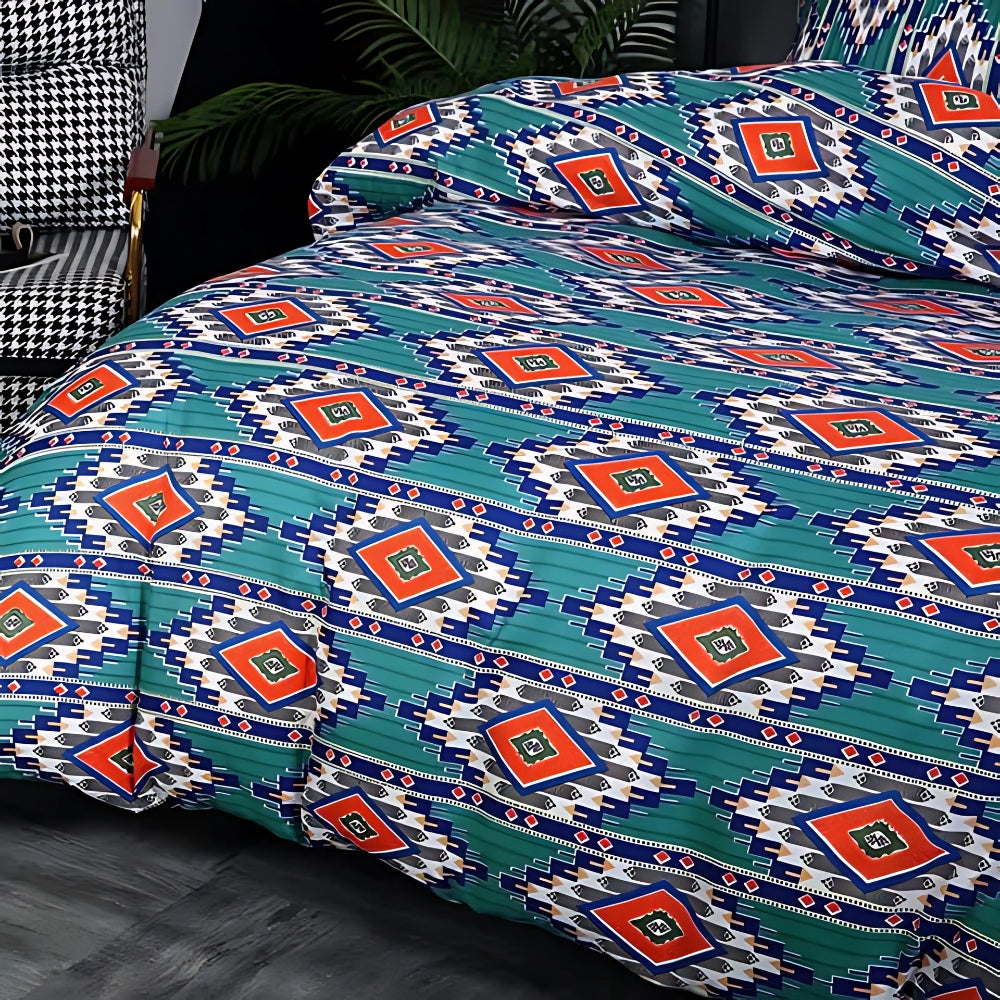 Zestaw poszewek na kołdrę Indara Boho Tribal Print