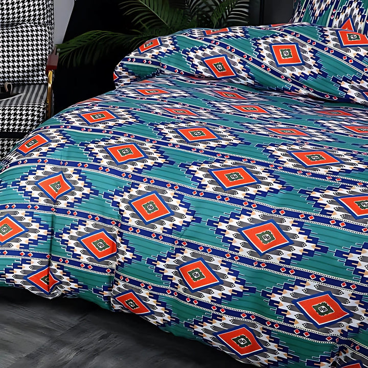 Zestaw poszewek na kołdrę Indara Boho Tribal Print