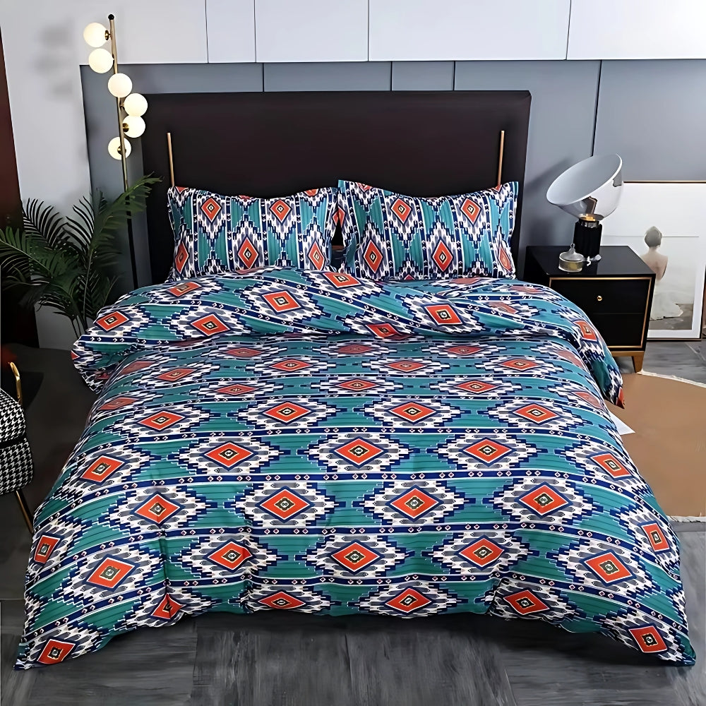 Zestaw poszewek na kołdrę Indara Boho Tribal Print