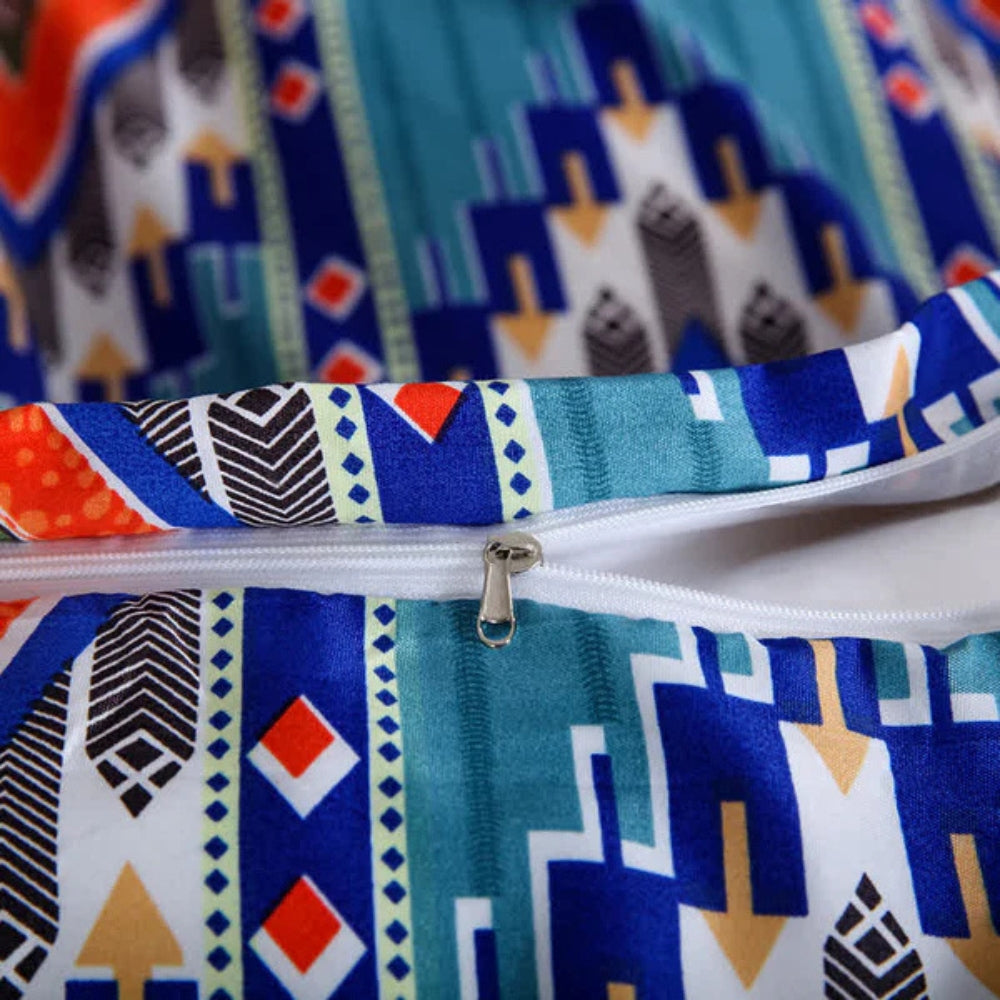 Zestaw poszewek na kołdrę Indara Boho Tribal Print