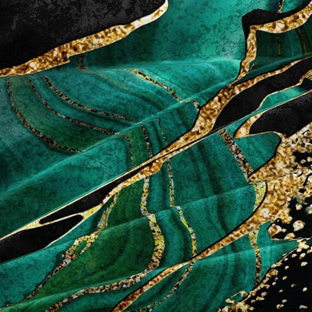 Zestaw pościeli z poszewką Jade Opulent Gold Accent